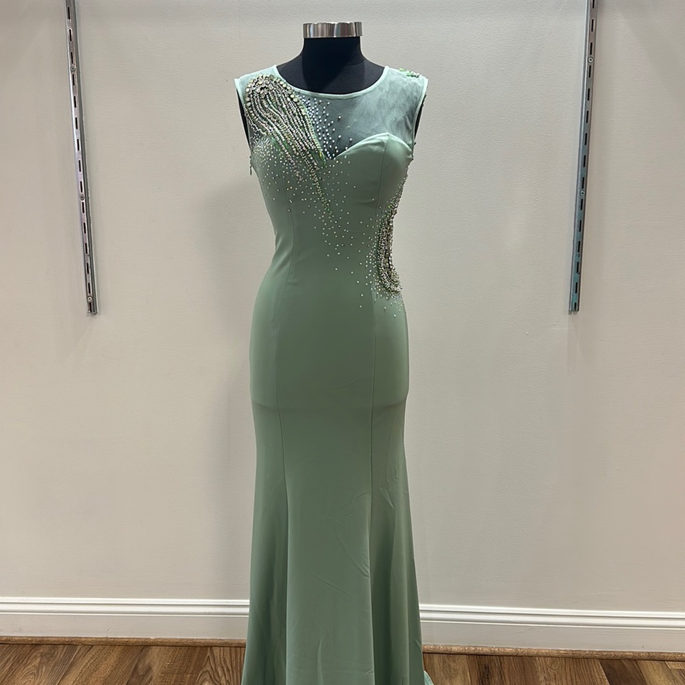 32467 Lara Green Prom Dress